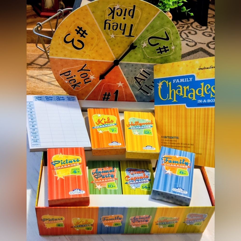 🩵 Limited Time Sale🩵 Family Charades In-A-Box Compendium Game
